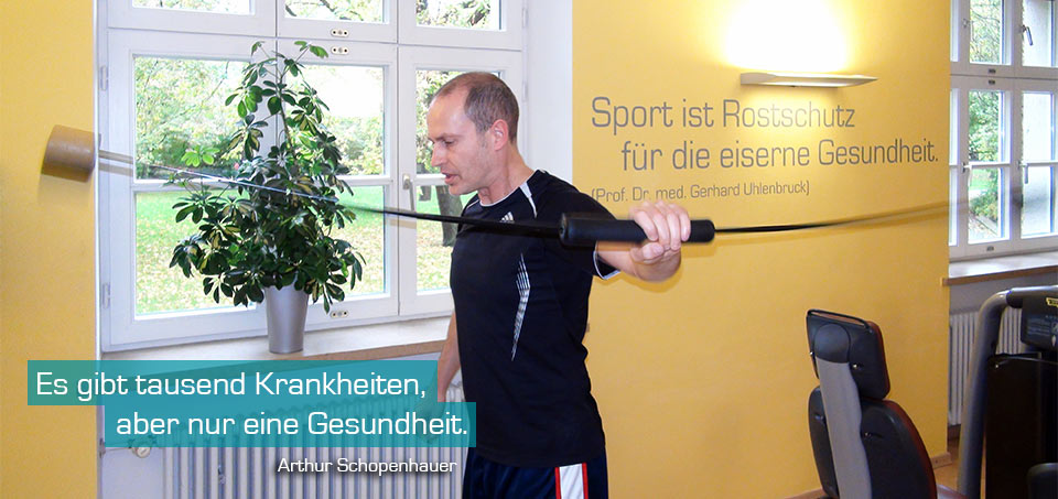 Gesundes Fitnesstraining im Body Up München Sendling nach der Krankengymnastik